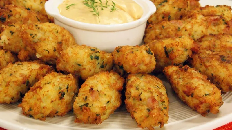 Bolinhos de Arroz na Air Fryer