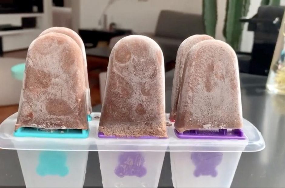 Receita de Picolé de Chocolate Vegano