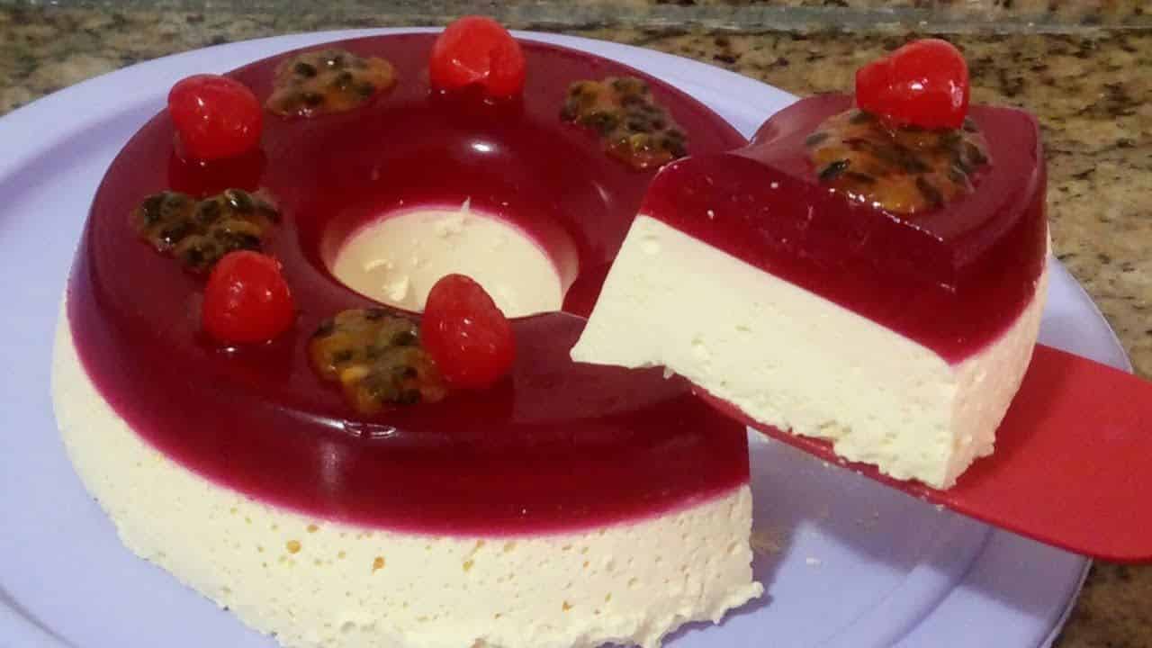 Receita de gelatina com 3 ingredientes