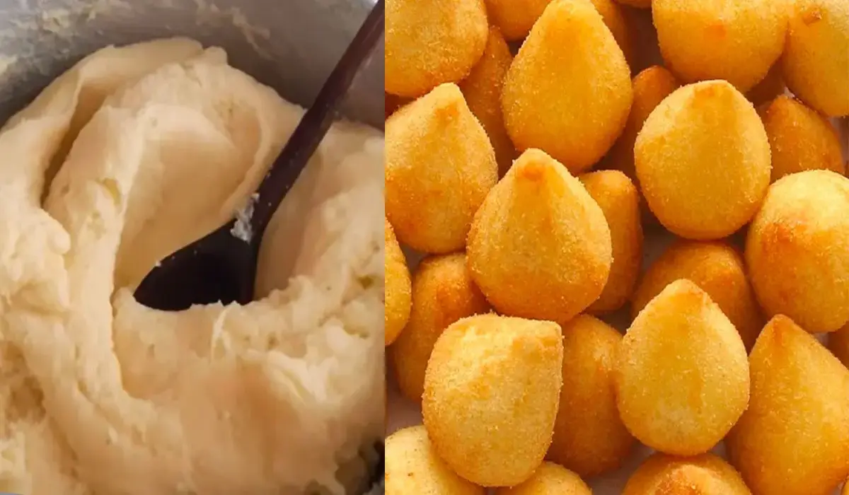 Massa de salgado frito que dá para fazer coxinha