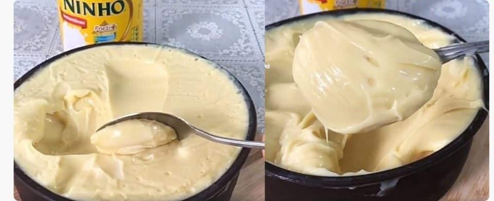 Receita de Mousse de Leite Ninho