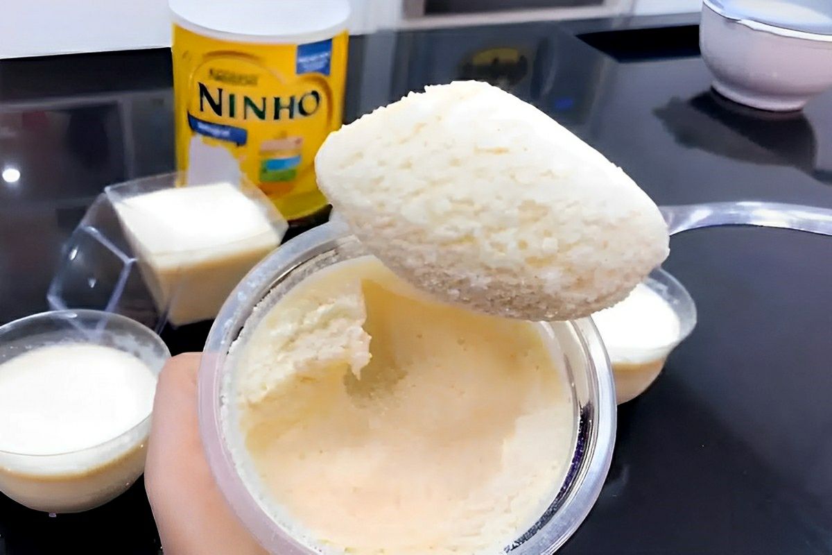 Mousse de leite ninho fácil
