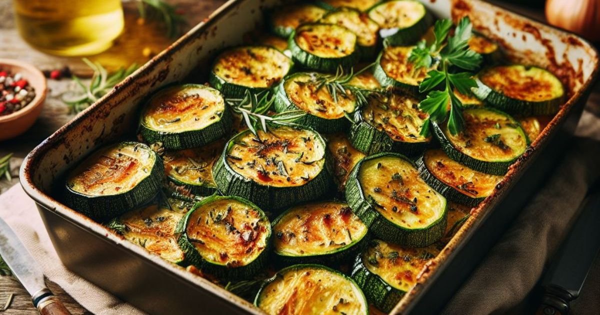 Receita de Abobrinha ao Forno, Para Surpreender o Paladar