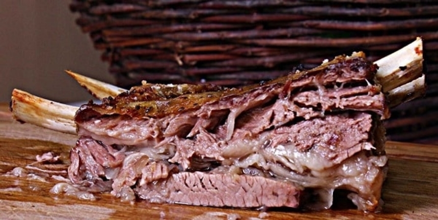 Costela Assada com um Tempero