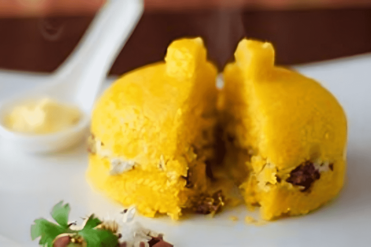 Cuzcuz recheado de micro-ondas