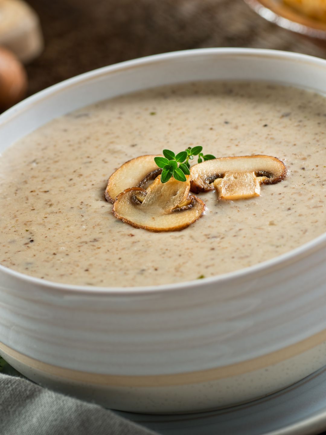 Receita de Sopa de Cogumelos