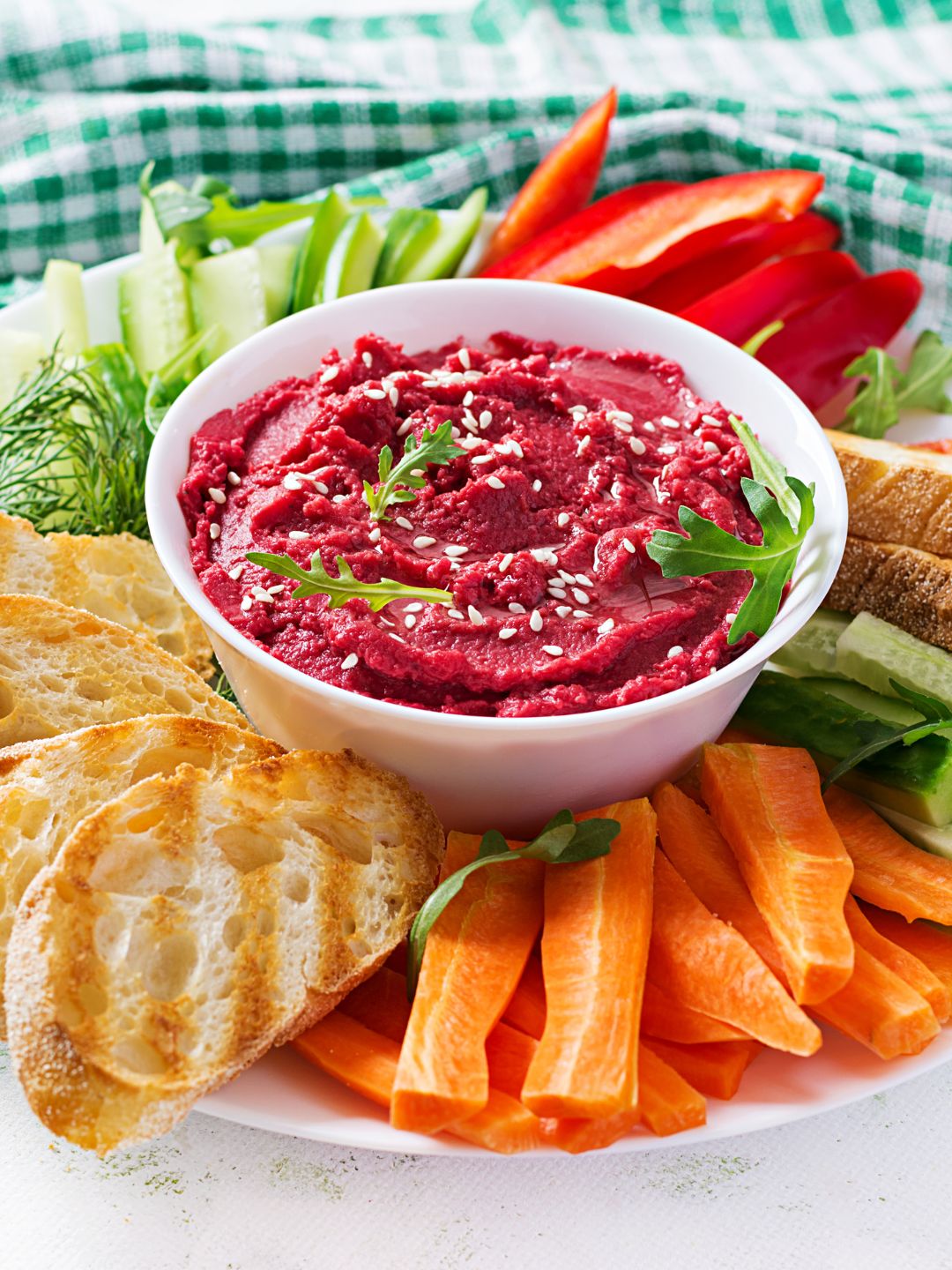 Receita de Homus de Beterraba