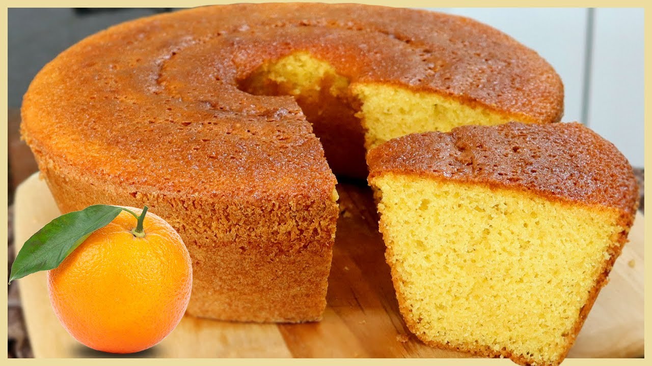 Bolo de Laranja Fofinho