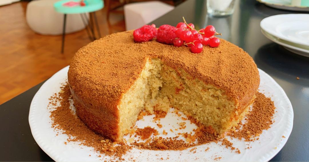 Bolo de Azeite e Iogurte Sem Glúten e Lactose