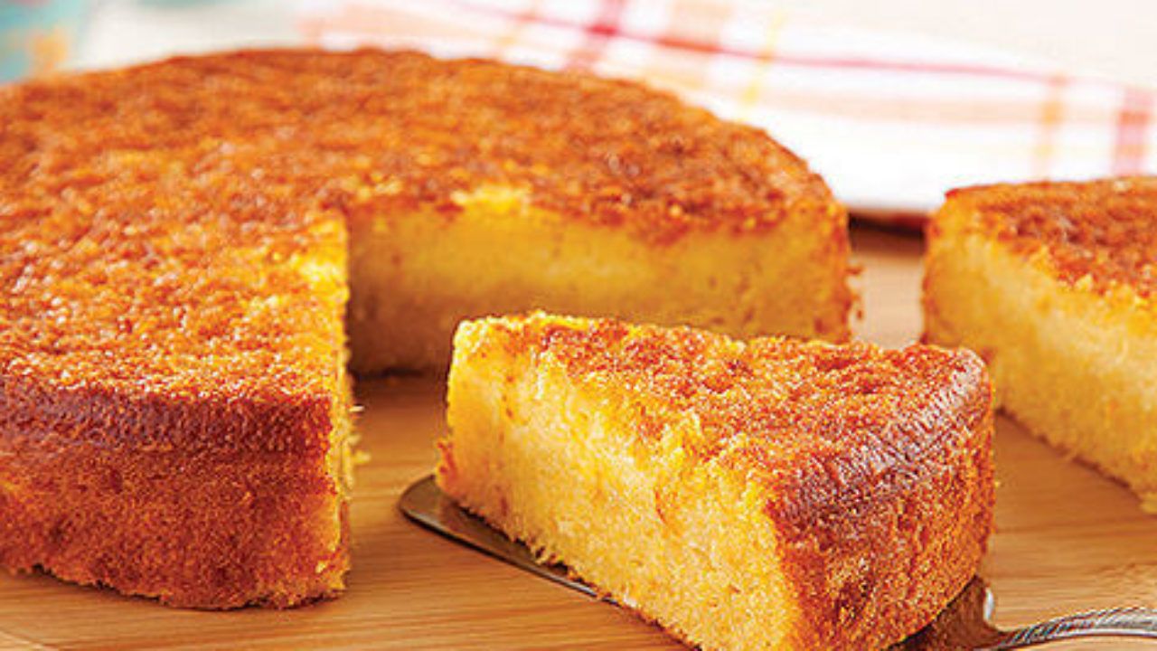 Bolo de Milho Sem Farinha