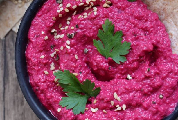 Receita de Homus de Beterraba