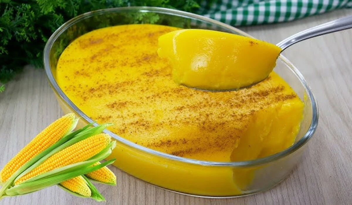 Mingau de milho sem lactose