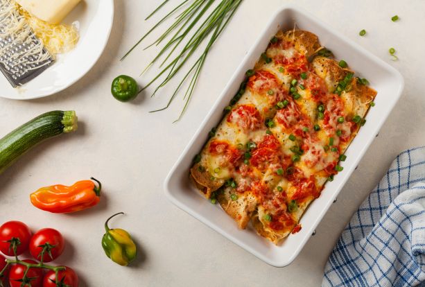 Panquecas de Frango ao Molho