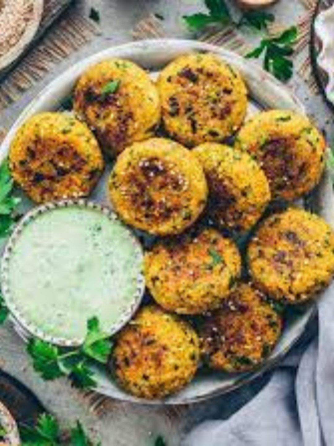 Bolinhos de Quinoa com Legumes Assados