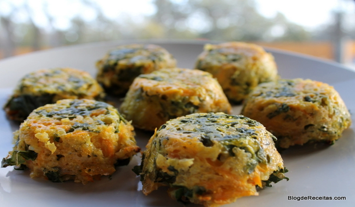 Bolinhos de Quinoa com Legumes Assados