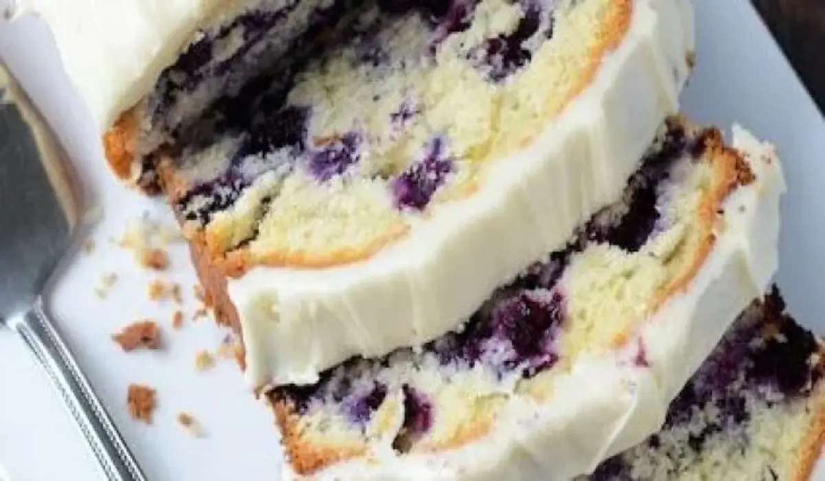 Bolo de Blueberry com Limão