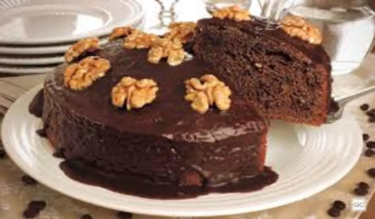 Bolo de Café com Nozes