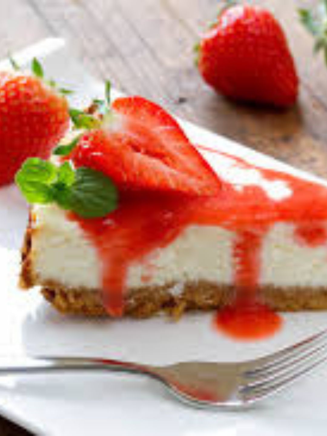 Brownie de Cheesecake de Morango