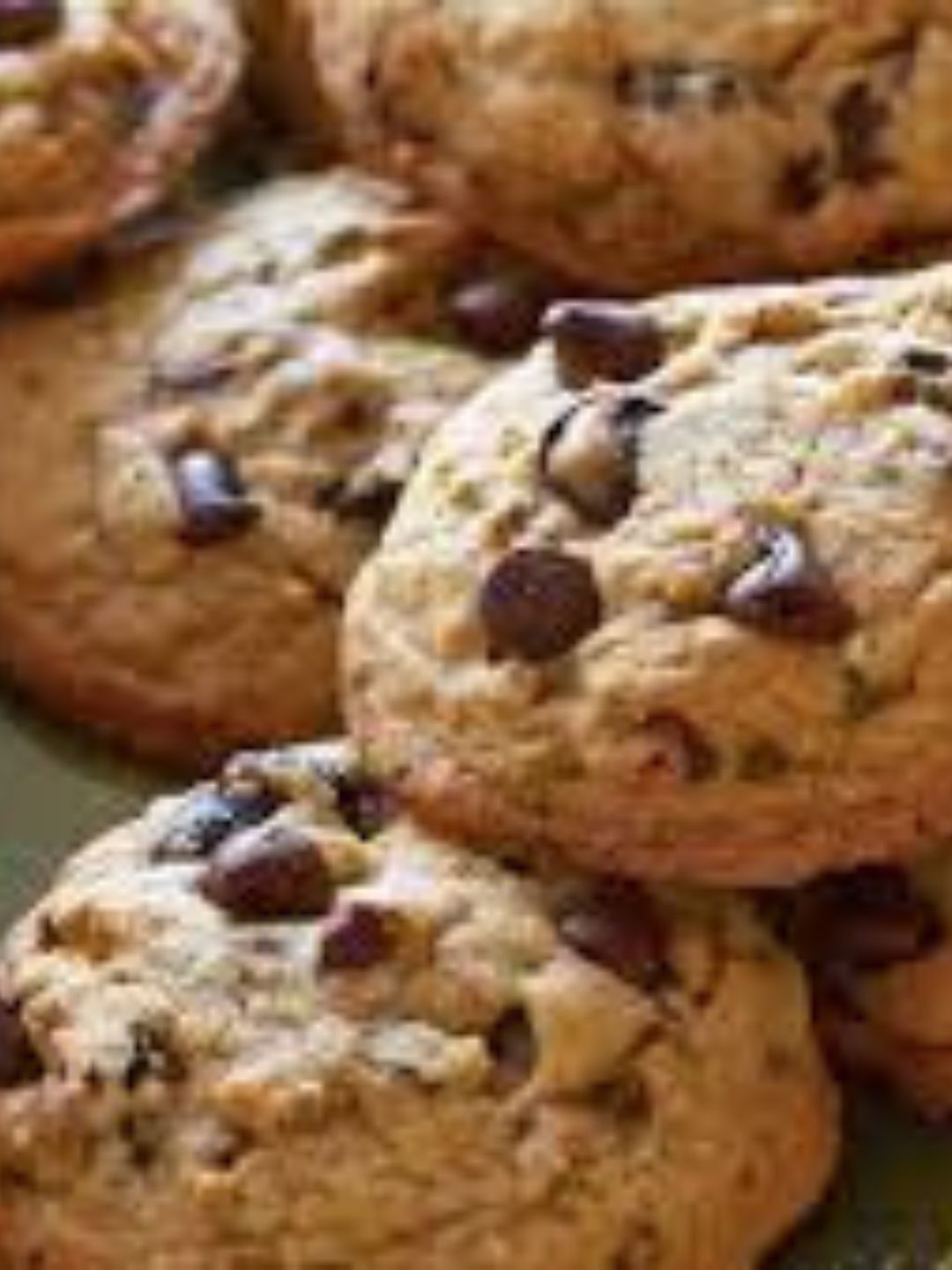 Cookies de Aveia com Gotas de Chocolate
