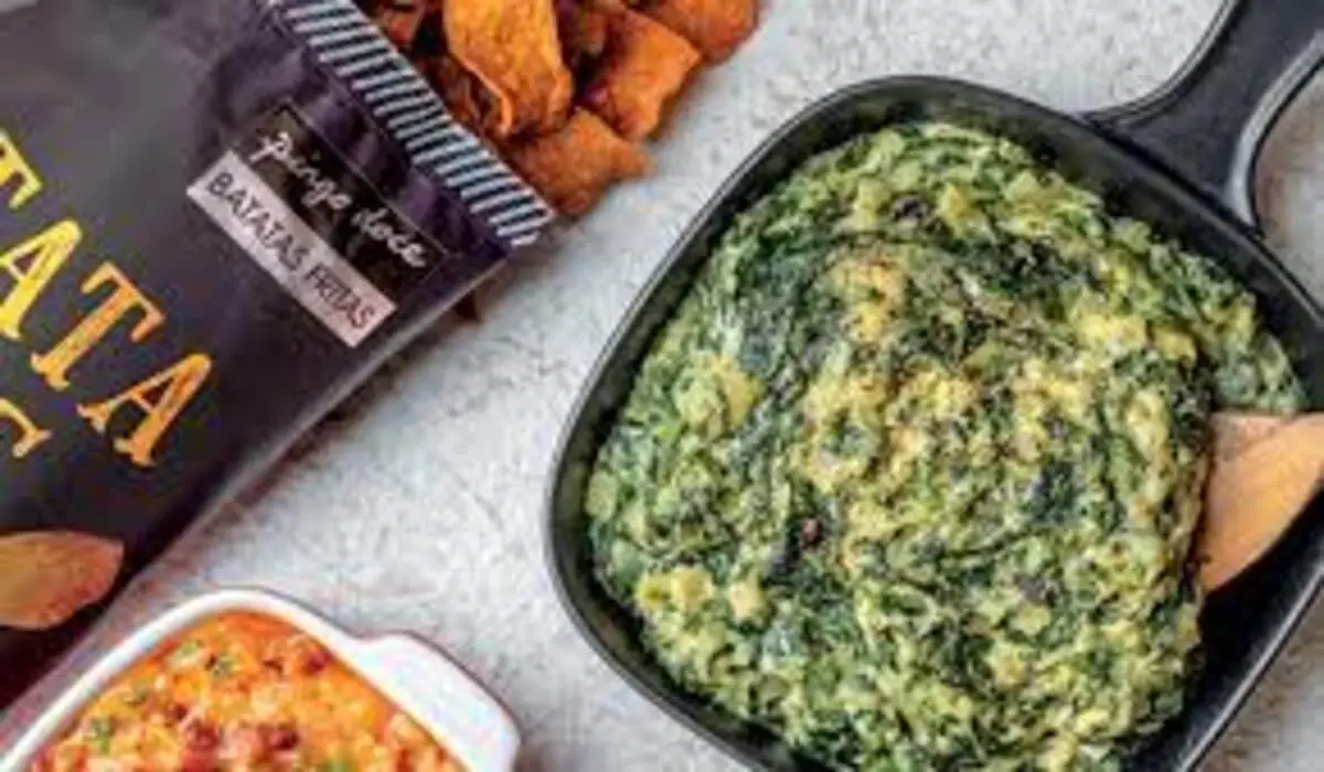 dip de espinafre e queijo