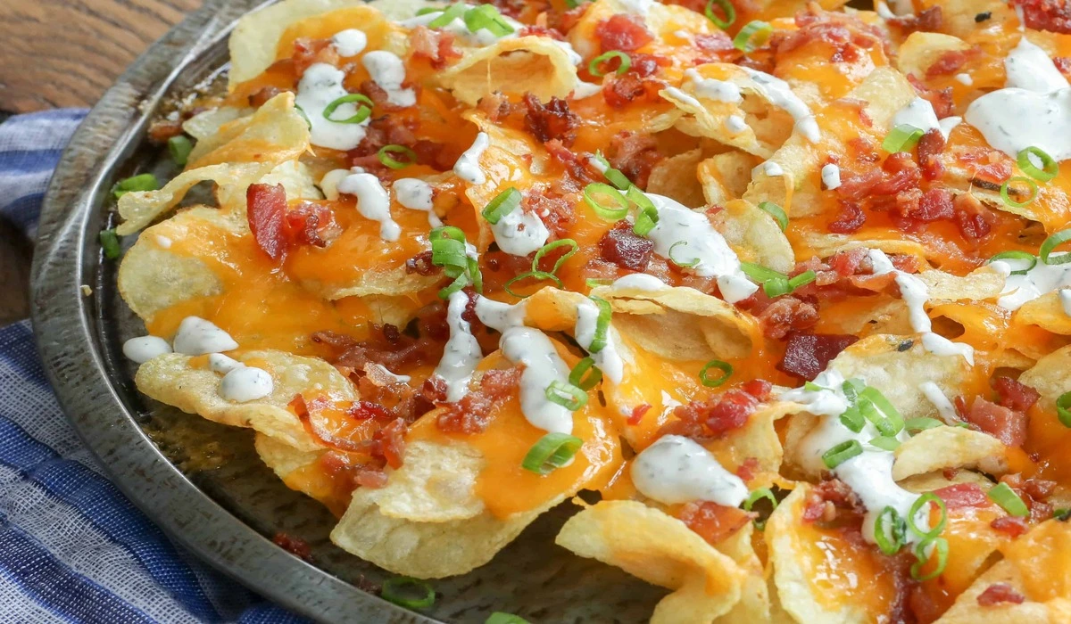 Nachos de Batata Doce com Guacamole Fresco