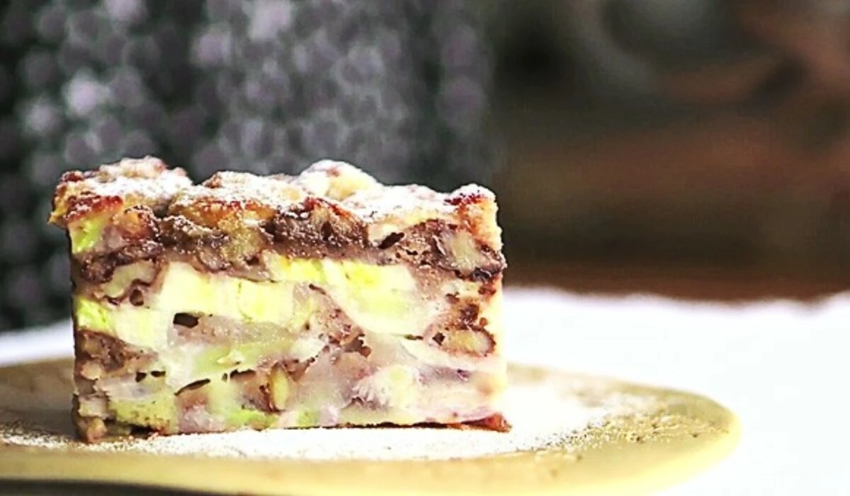 Torta de Banana e Nozes