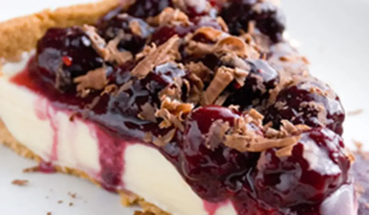 torta de chocolate branco e framboesa