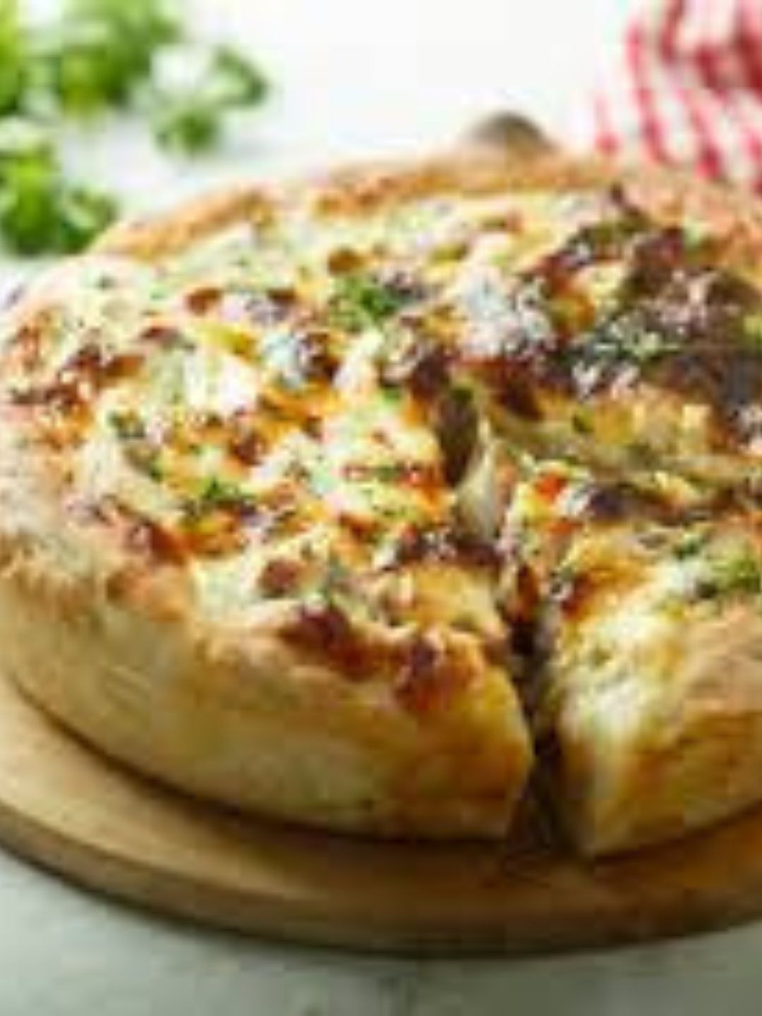 Torta de Cogumelos com Cebola Caramelizada