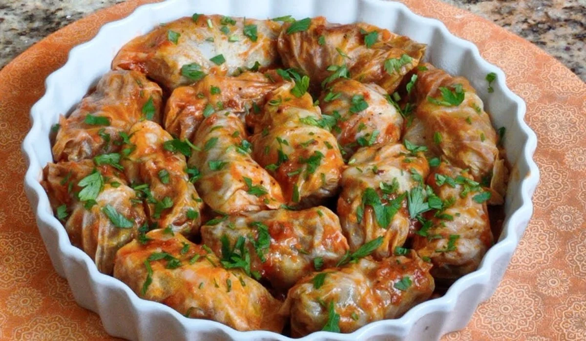 Trouxinhas de Repolho Recheadas