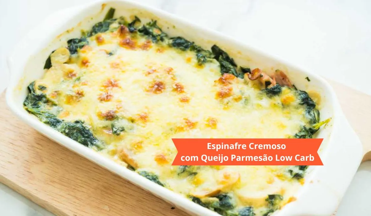 Espinafre Cremoso com Queijo Parmesão