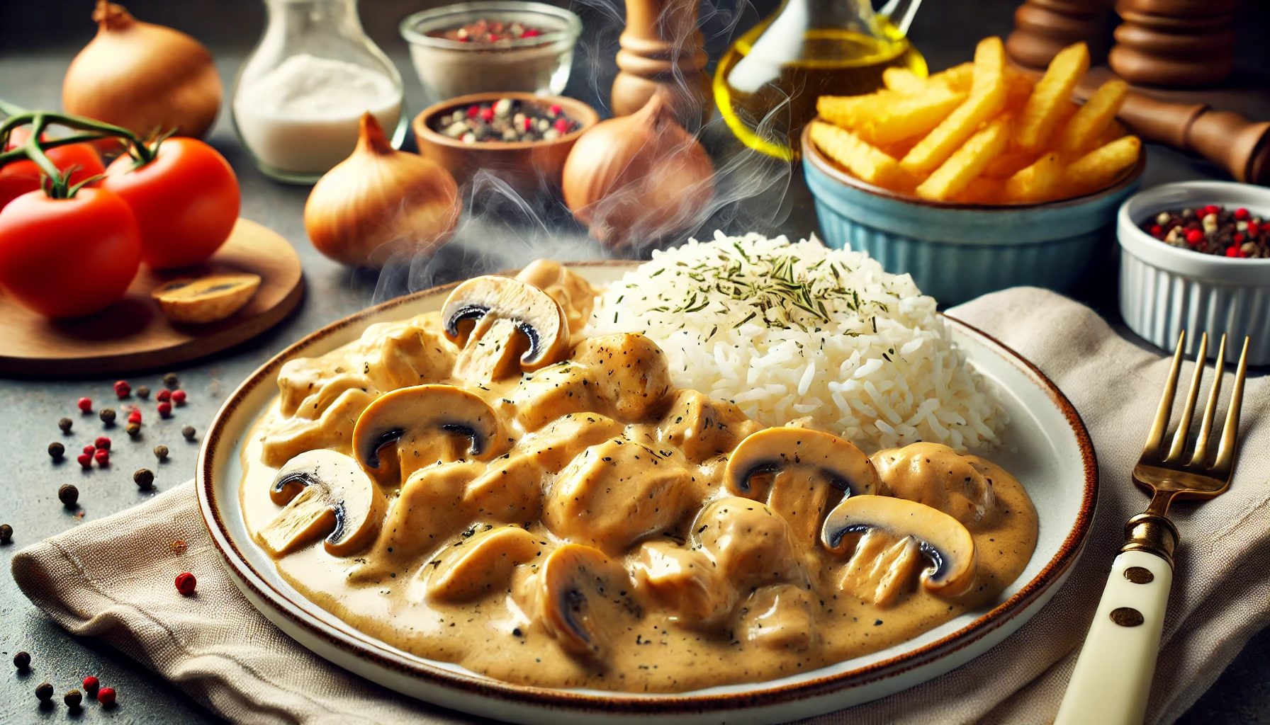 Como Fazer um Strogonoff de Frango Cremoso