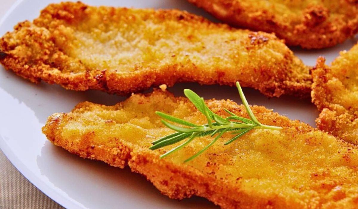 Frango Empanado com Amêndoas