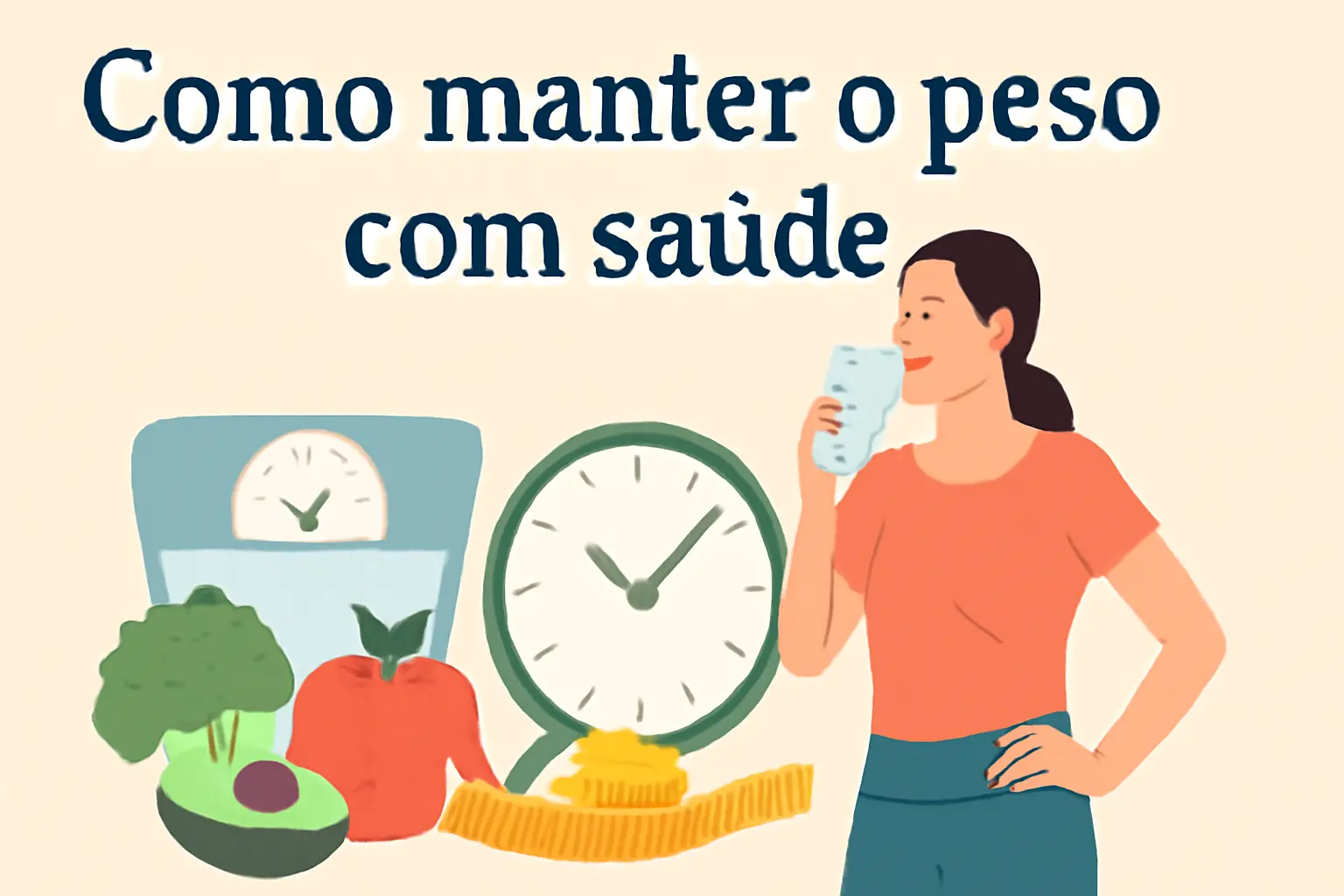 como manter o peso com saúde